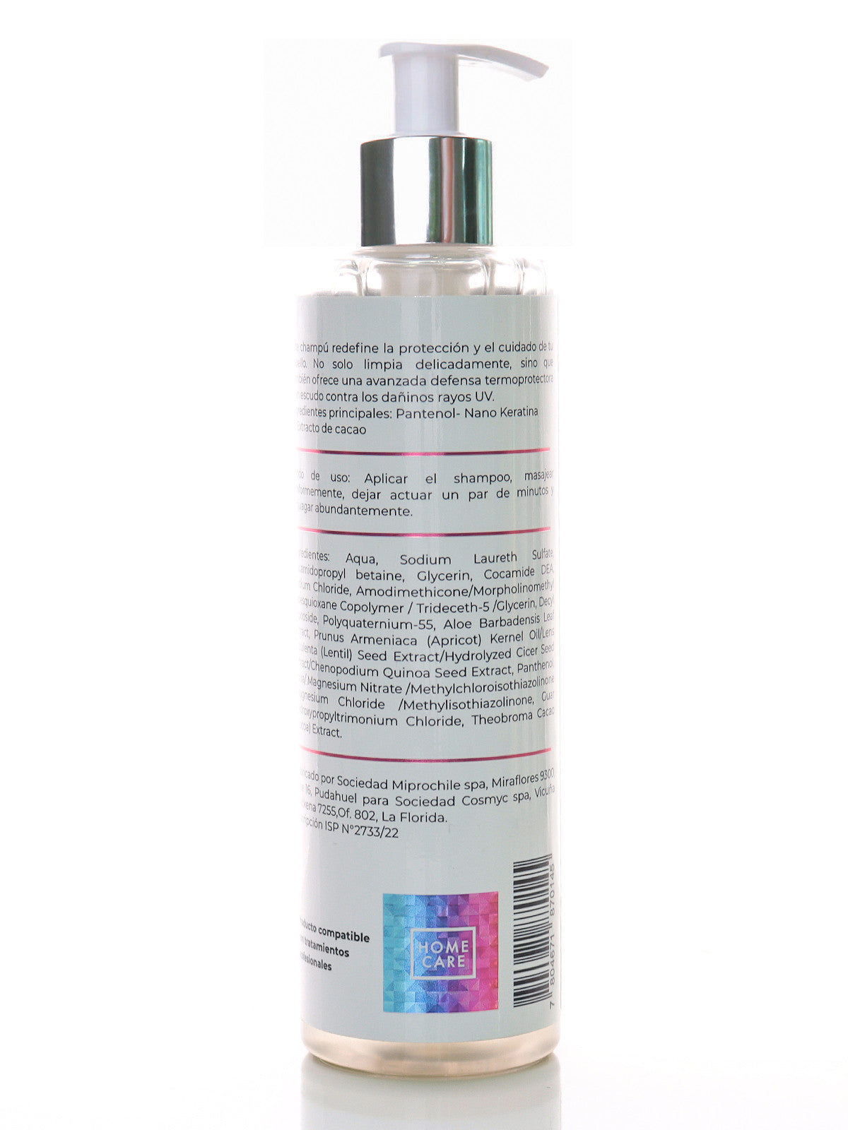shampoo térmico 350ml para cuidado capilar avanzado