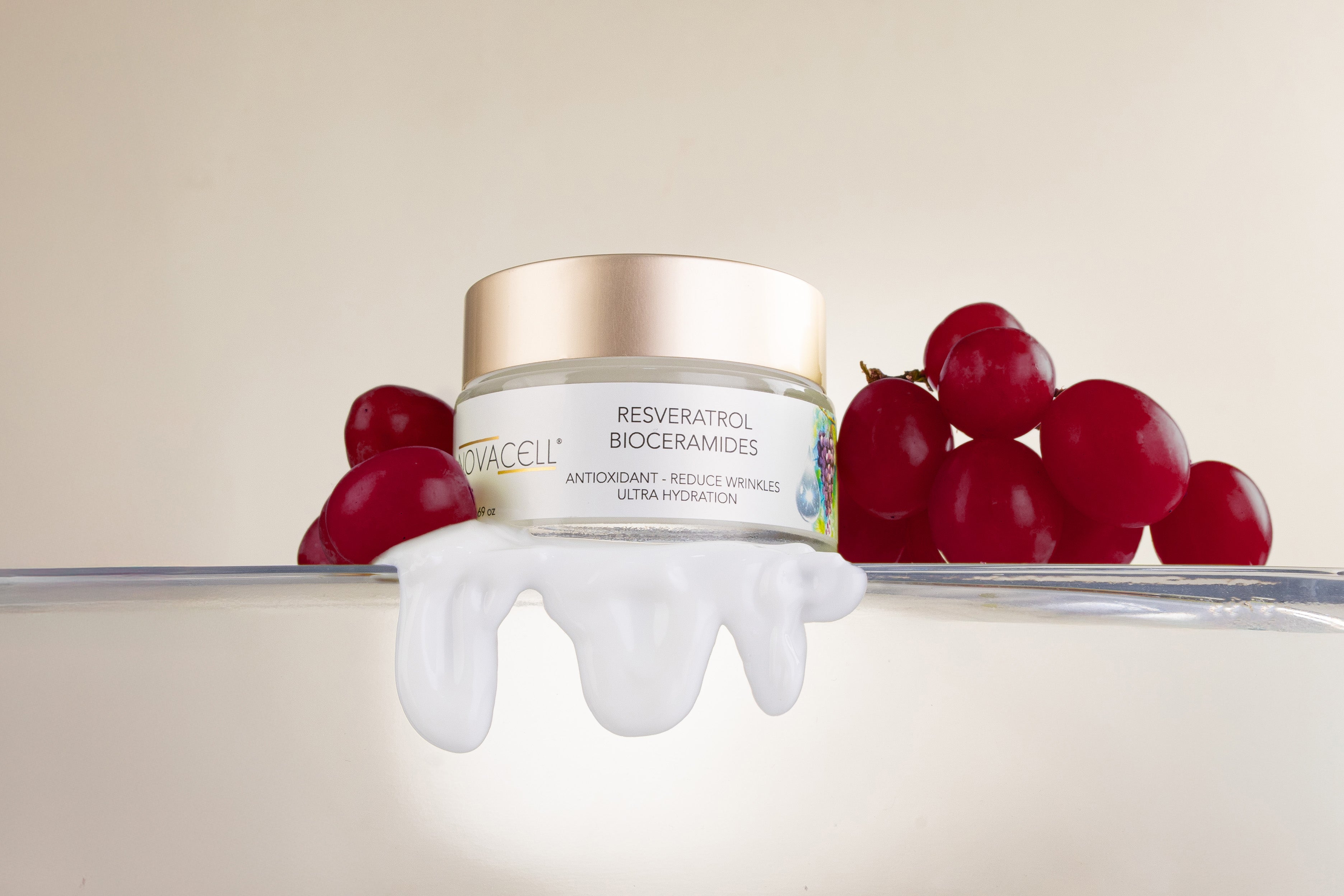 Crema con resveratrol beneficios