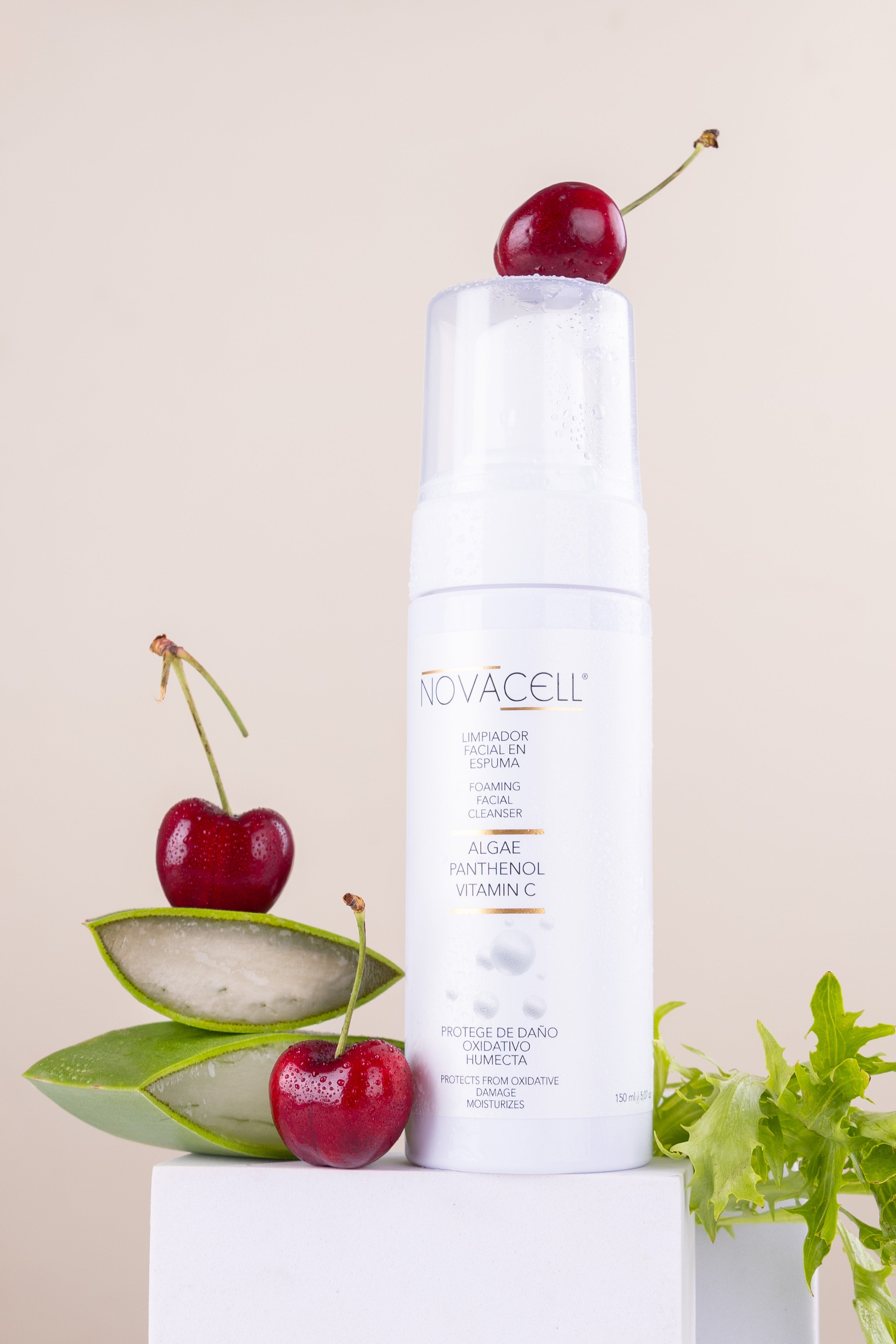 Espuma limpiadora facial