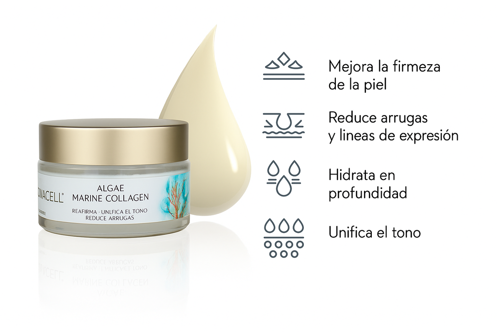 Crema con colágeno marino
